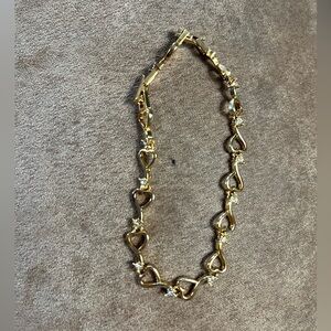 Avon Heart/ Rhinestone Bracelet-NEW
